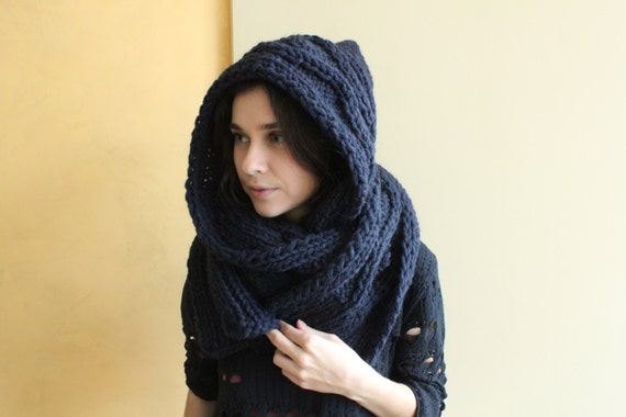 measurements scarf Scarf. Scarf.  Long Chunky Scarf. hooded  Scarf Scoodie Scarf. Wool Hooded