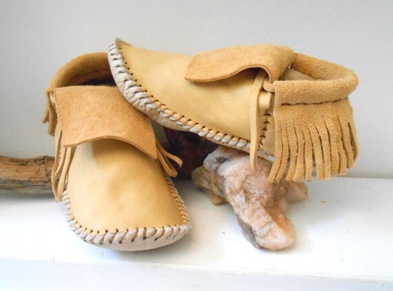 elk hide moccasins for sale
