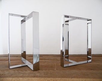 Furniture Legs Stainless Steel 28 wide flat stainless steel table legs base width Furniture Legs Stainless Steel 28 wide flat stainless steel table legs base width