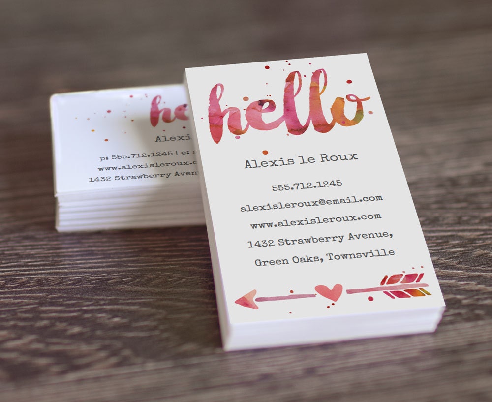 printable business cards free template