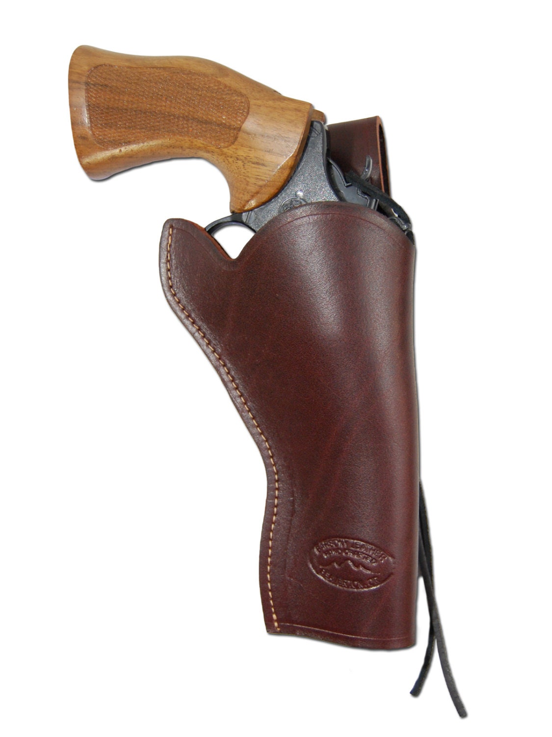 New Burgundy Leather 49er Style Gun Holster for 4