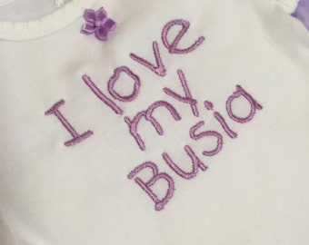 I love my Busia onsie- made to order