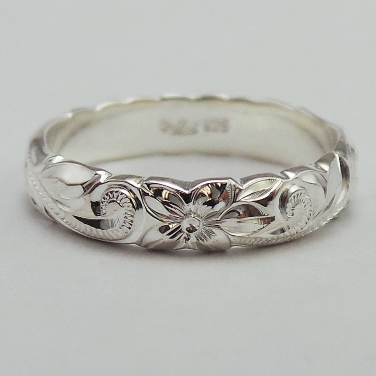 Hawaiian Jewelry Silver Traditional Hawaiian Barrel by MaxiHawaii