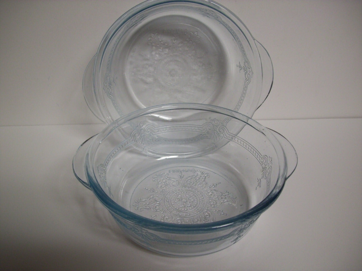 kitchenware fire king Vintage Fire Blue Philbe Sapphire King Ice Design