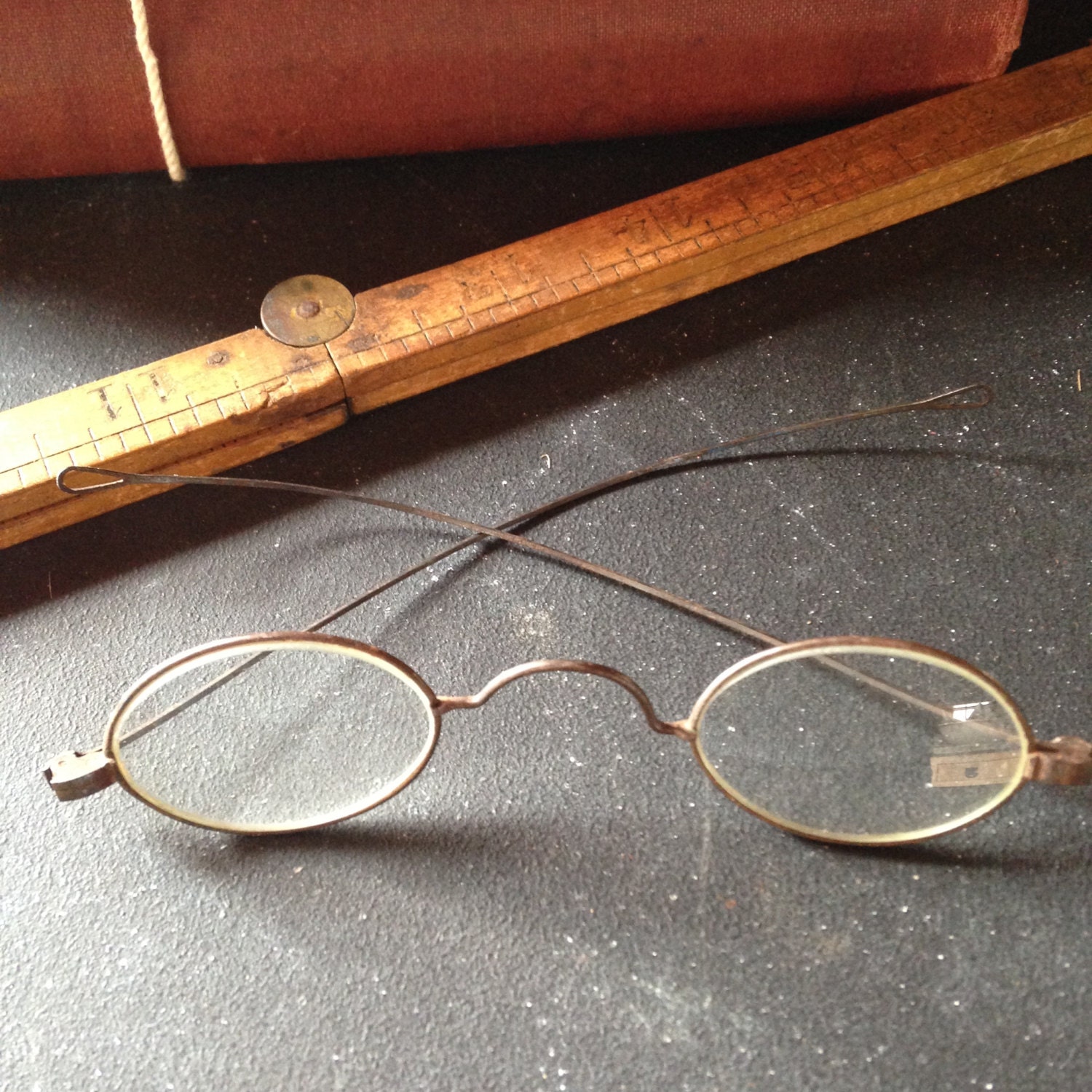 Antique Wire Frame Reading Glasses 1900s By Milkweedvintagehome 3190