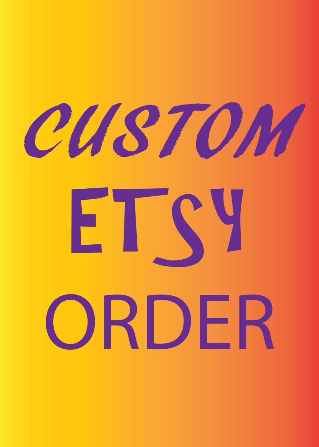 etsy orders