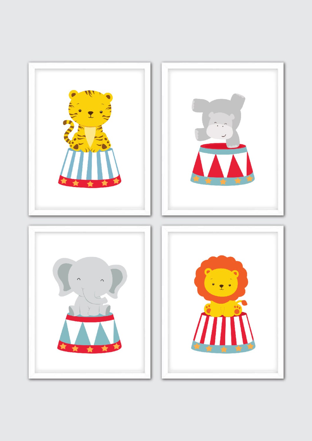 Circus Nursery Art Circus Wall Art Print Circus Decor