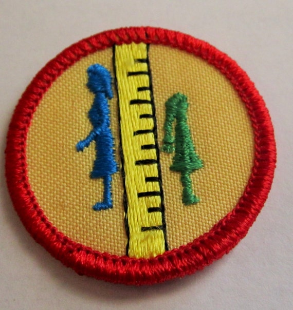 Vintage Junior Girl Scout Badge Becoming a Teen