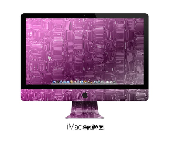 The Hot Pink Mercury Skin for the Apple iMac Desktop Computer