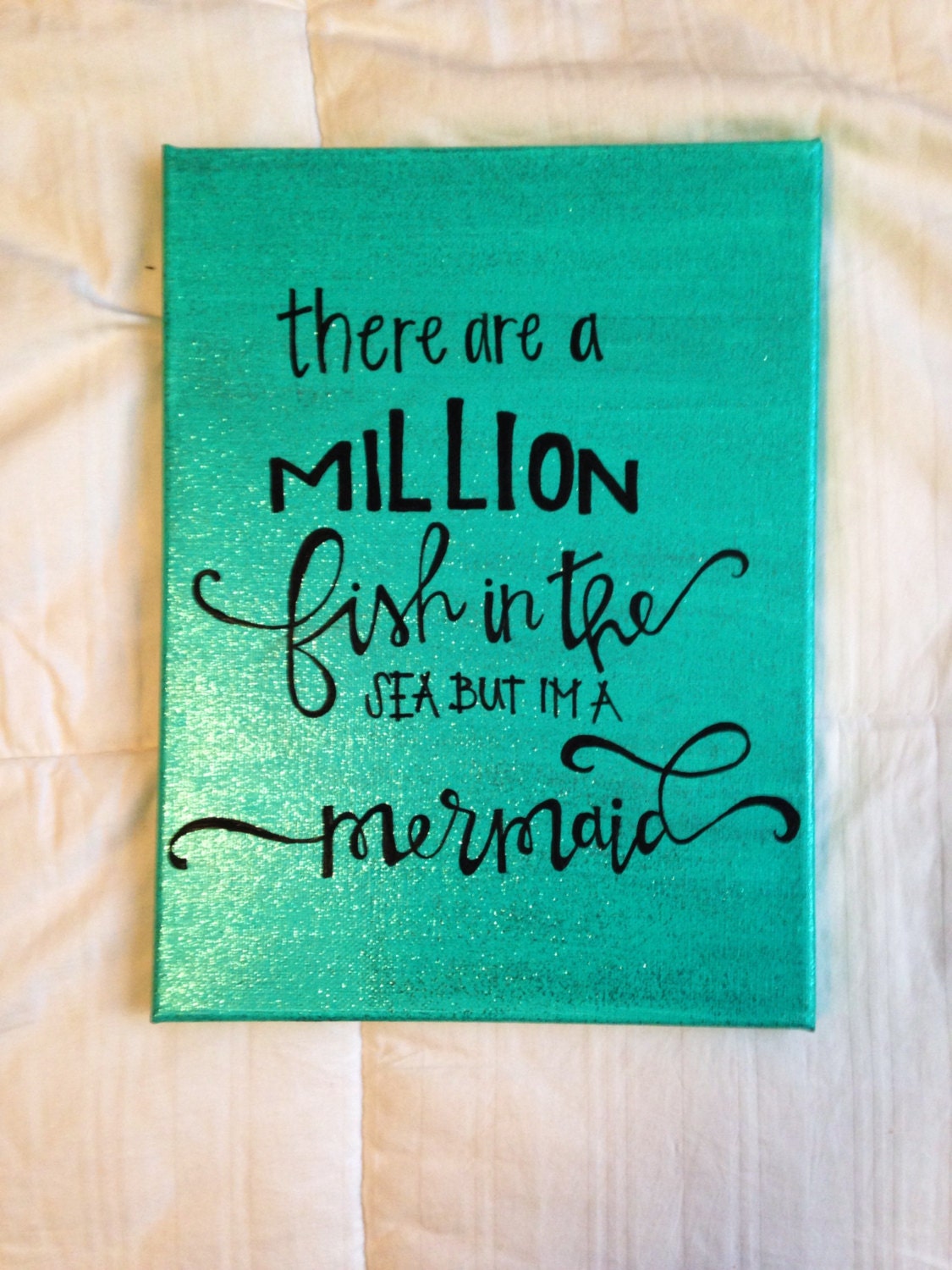 Canvas quote there are a million fish in the sea by ...