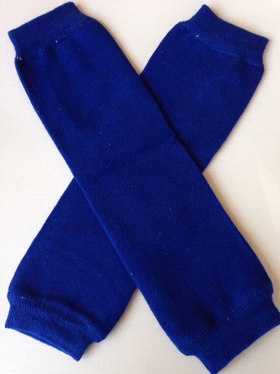 Royal Blue Leg Warmer Baby leg warmers. by NordeensBabyCouture