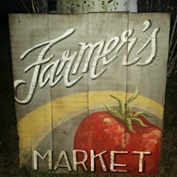 Vintage Farmer's Market by NazysNest on Etsy