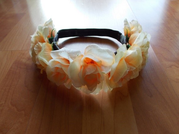 roses etsy small flower crown flower crown Small