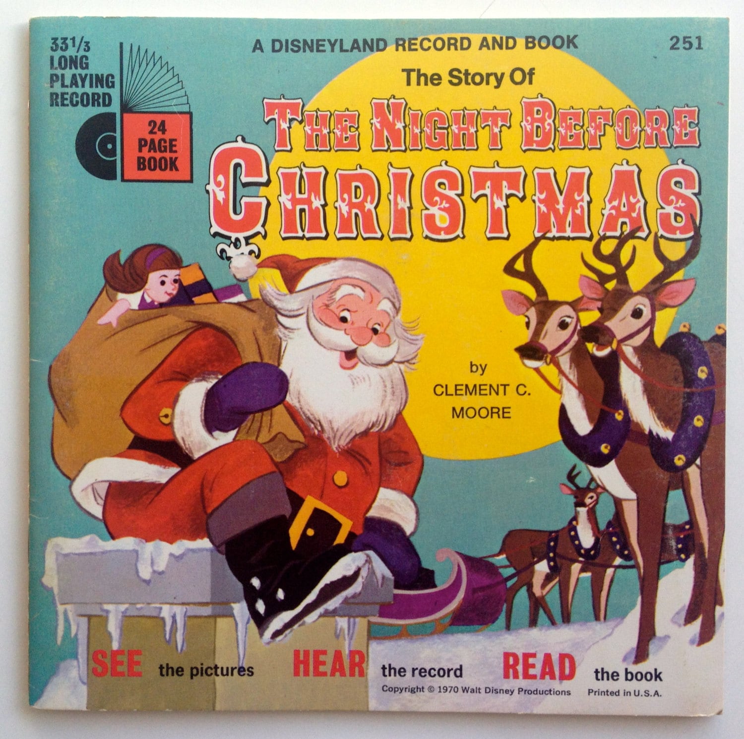 The Story of The Night Before Christmas 7' Vinyl Record