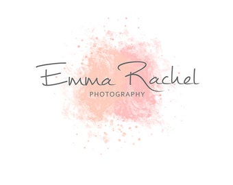 Pre-made Logo Design & Watermark - Watercolor logo - Logo Design Premade - Graphic Design - Photography Logo - Premade Logo Design 543