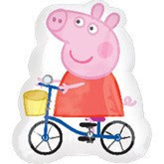 peppa pig cycling plush toy