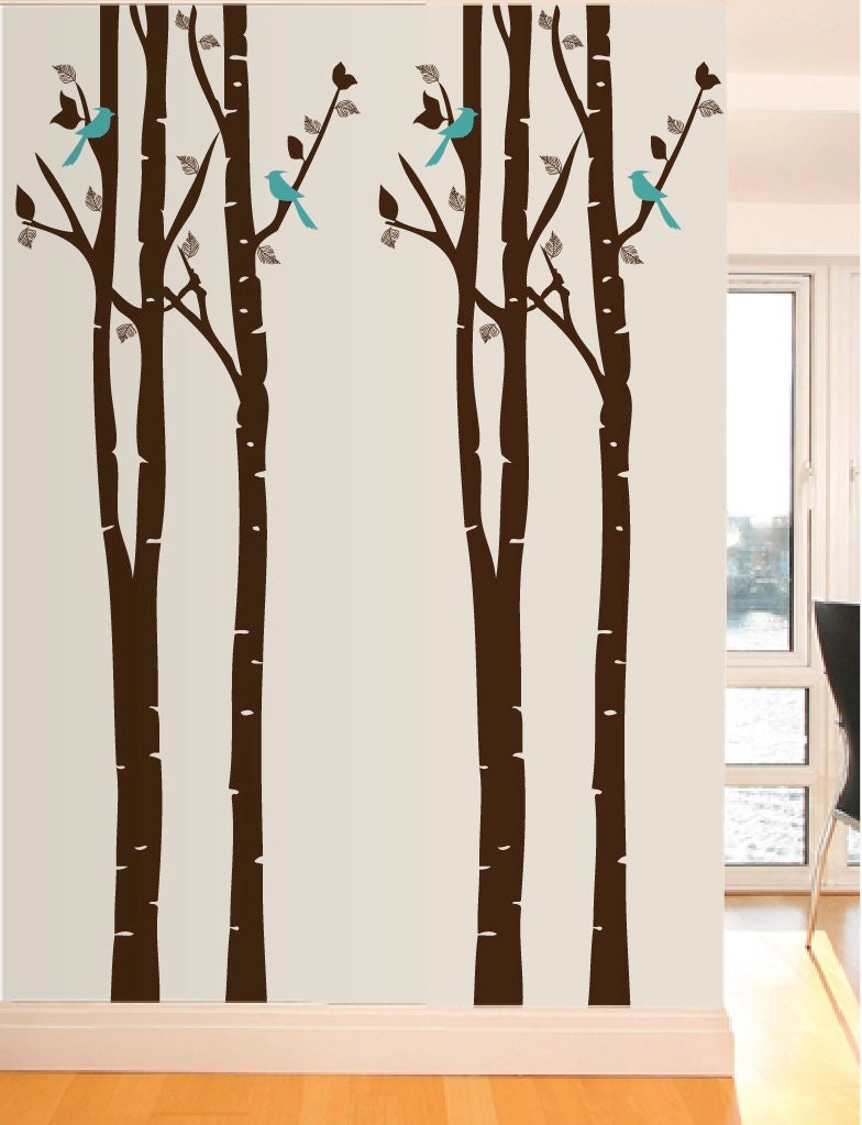 Self Adhesive Wallpaper Trees Design 01 FREE SHIPPING