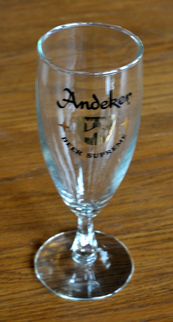 Vintage Andeker Beer Supreme Fluted Pilsner by