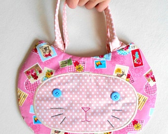 pink cat purse