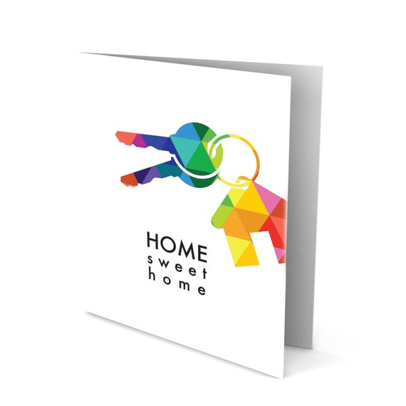 Handmade Greeting Card - Keys and Your New Home