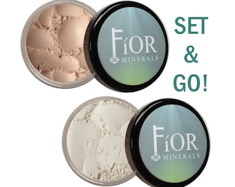 Primer/Setting Powder ~ Vegan Pure Mineral Veil ~ All Natural, Gluten Free, Oil Controling, Acne Safe Loose Pigment Mineral Powder