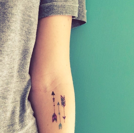 valentines day arrow tattoos bohemian temporary tattoos boho