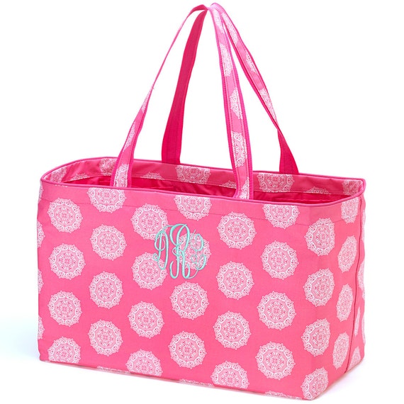 pink basket bag