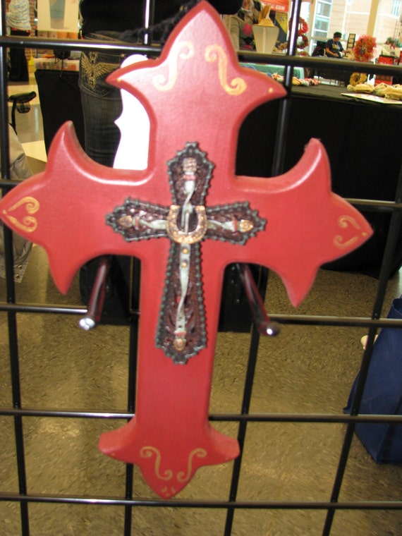 Small Painted Wooden Crosses