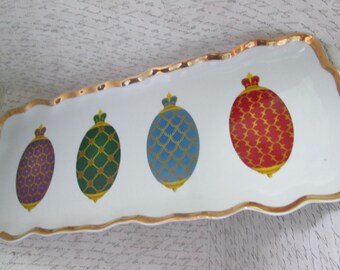 Big Bold Baum Bros Formalities Imperial Egg Collection Porcelain Tray