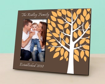 Family Tree Frame - Personalized Picture Frame - Photo Frame Personalized Gift - Parents Gift - Family Gift - Birthday Gift - PF1008