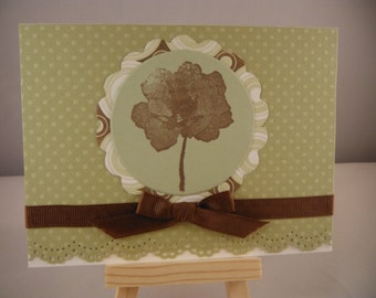 Limited Edition Flower Card