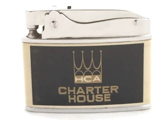 Vintage Advertising Lighter from Charter House Hotel Corporation of America - Warco Japan Automatic Super Lighter