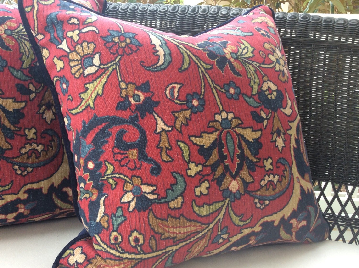 Ralph Lauren Pillow Cover in Rich Poet's
