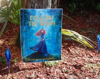Brave Merida"Follow The Wisps' Scavenger Hunt Birthday Party Game - Instant Download Princess Themed SALE!!