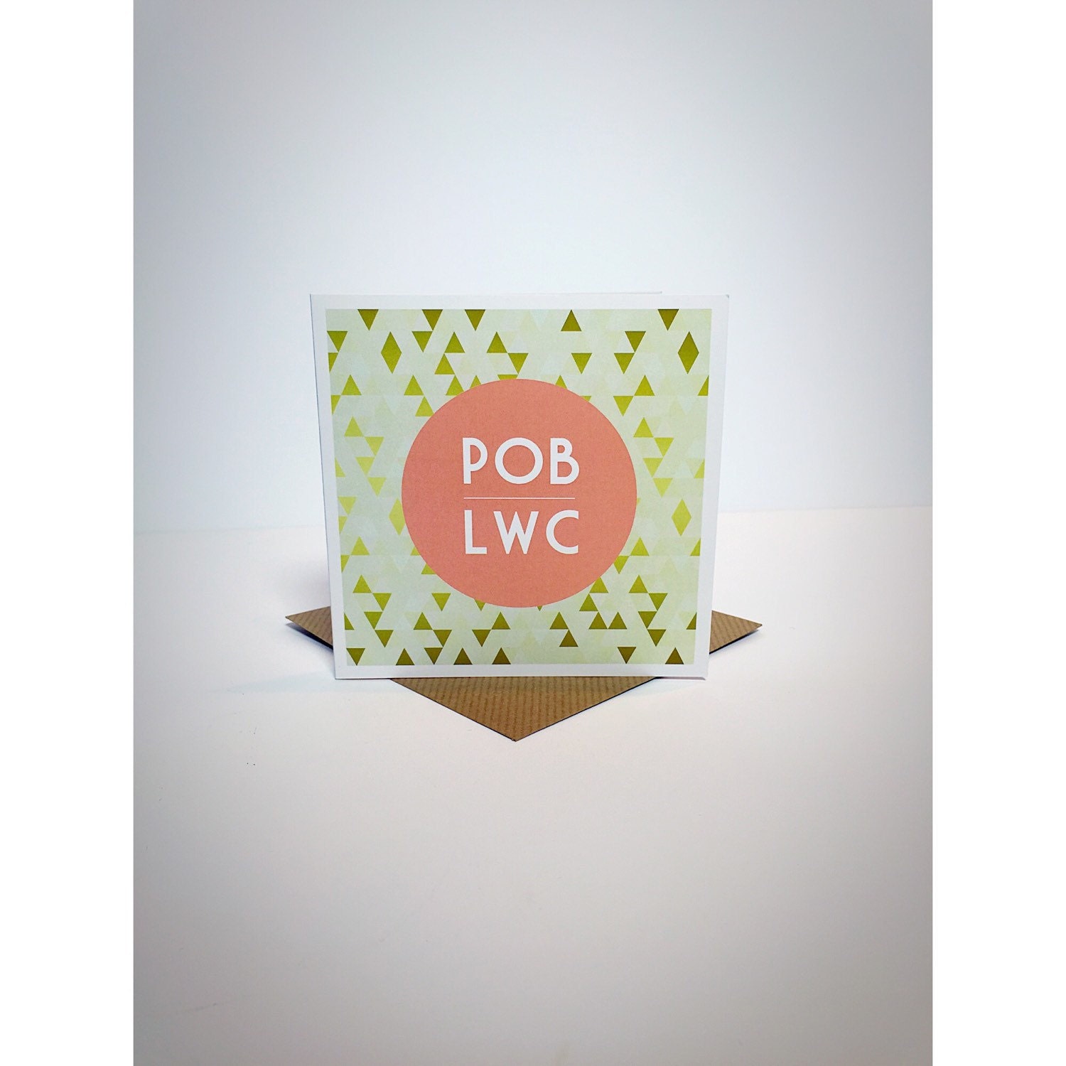 Cerdyn 'Pob Lwc' / Welsh 'Good Luck' Greeting