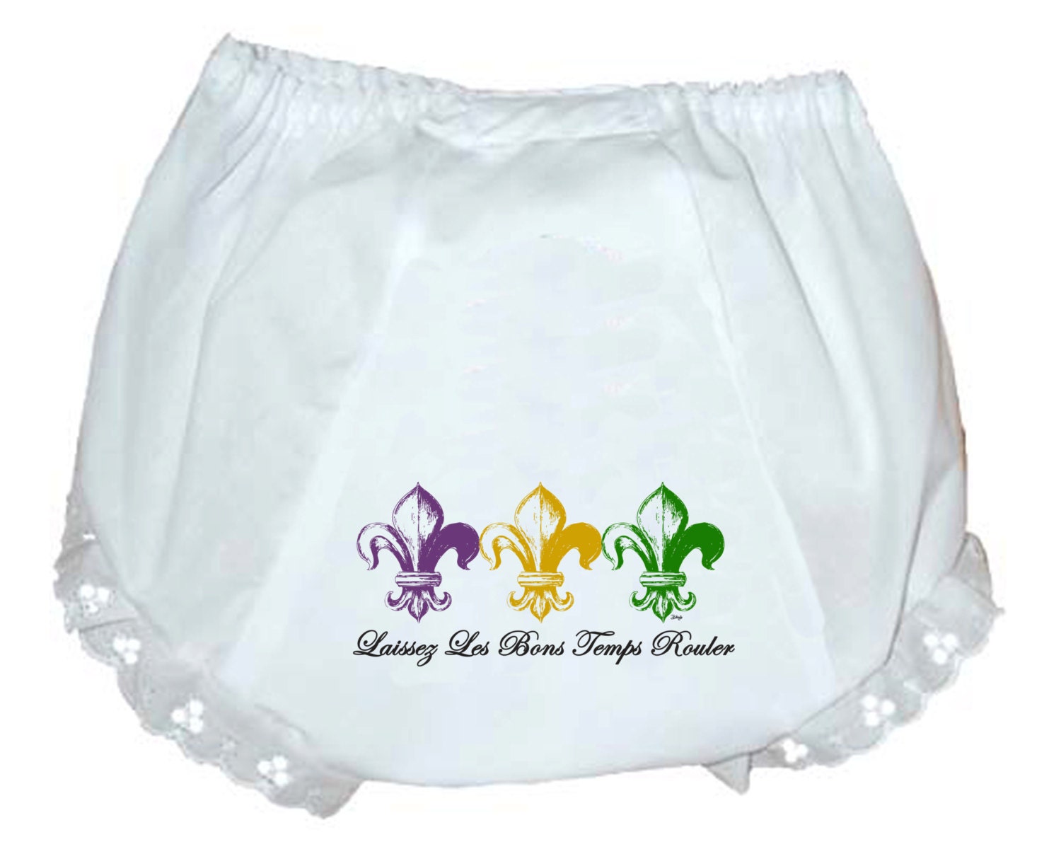 Bloomers or Boxers - New Orleans Graphics - Nola Fleur de Lis - BonTemps - Babies & Toddlers - 3 Styles - Made to Order