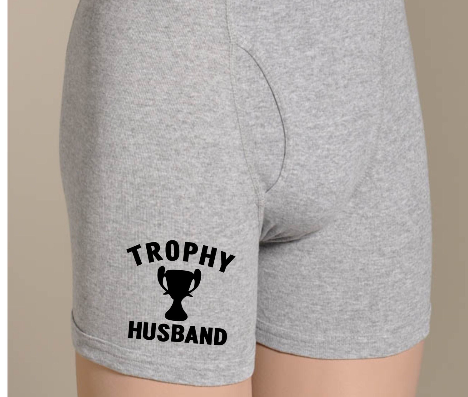 Trophy Husband men's boxers briefs Valentine's Day gift by BayWear