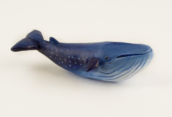 Items similar to Blue Whale Miniature - Whale Spirit Animal Totem ...