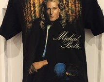 T-shirt Collector Michael Bolton World Tour 1994 - Rare, Neuf Avec étiquette, Noir, Made In USA