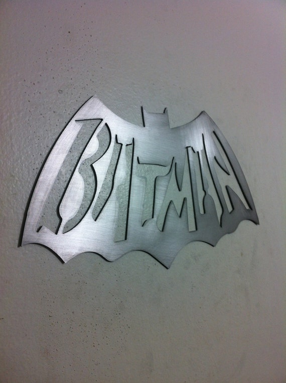 Batman steel metal sign wall art