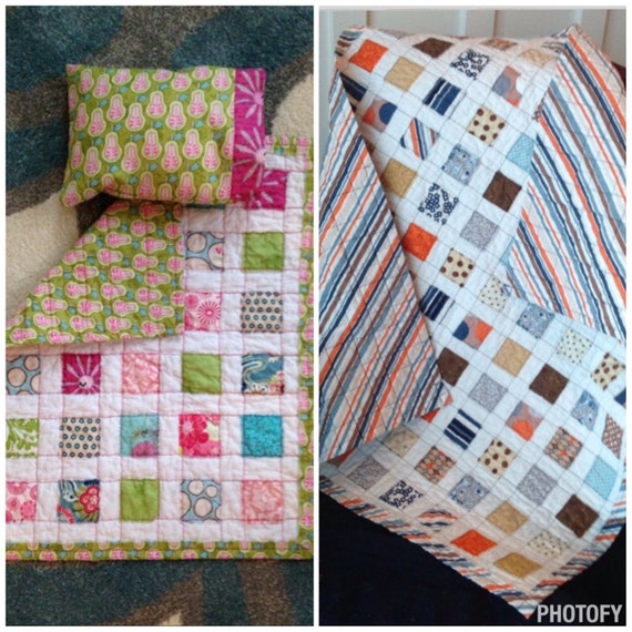 Items similar to doll quilt tutorial! PDF easy American Girl sized