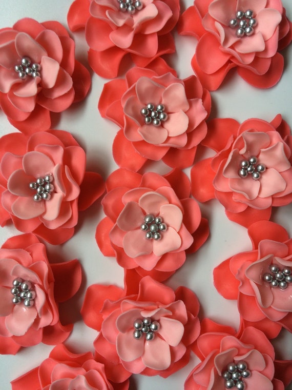 coral colored fondant coral colored fondant