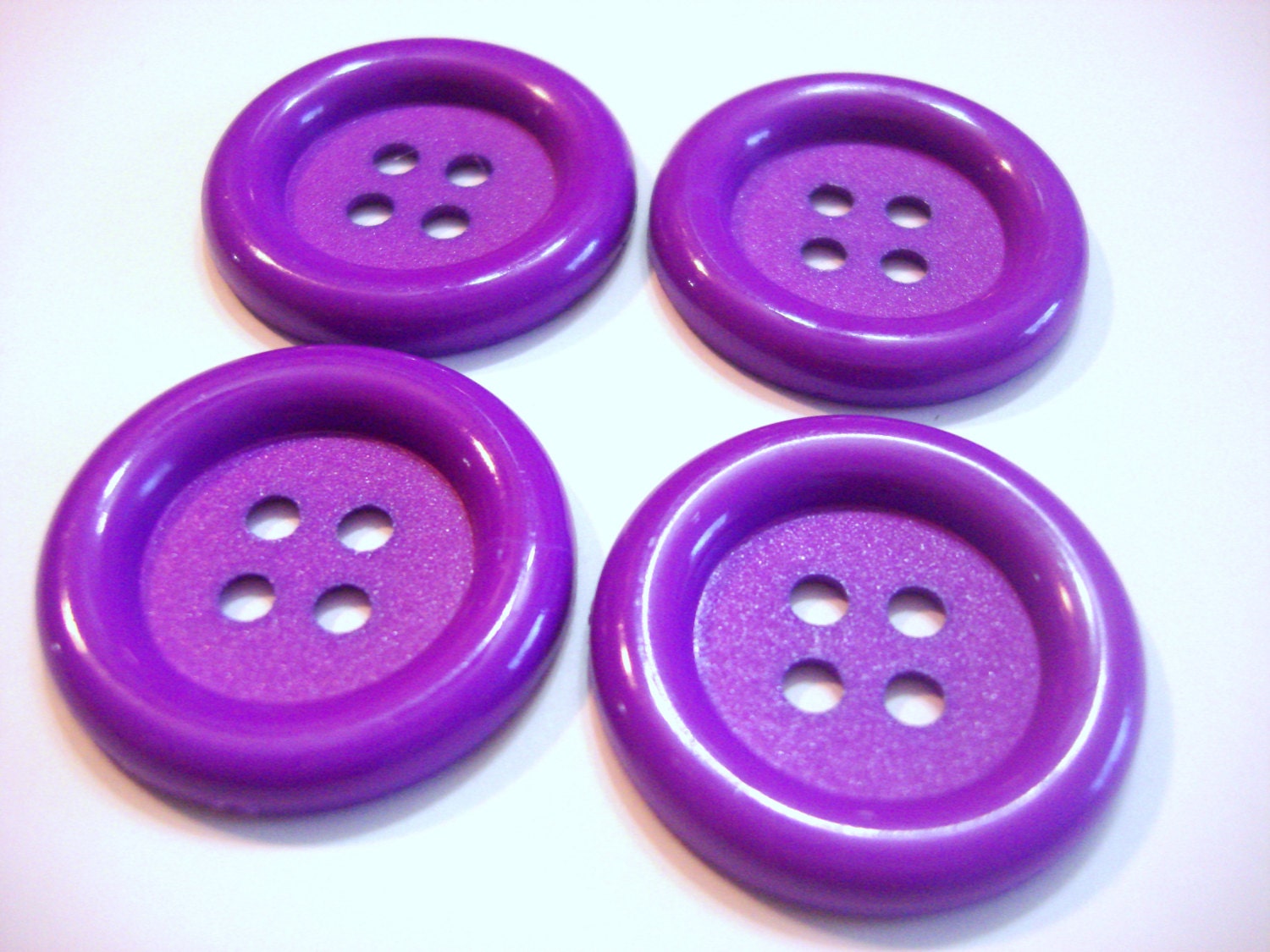 purple and white button up