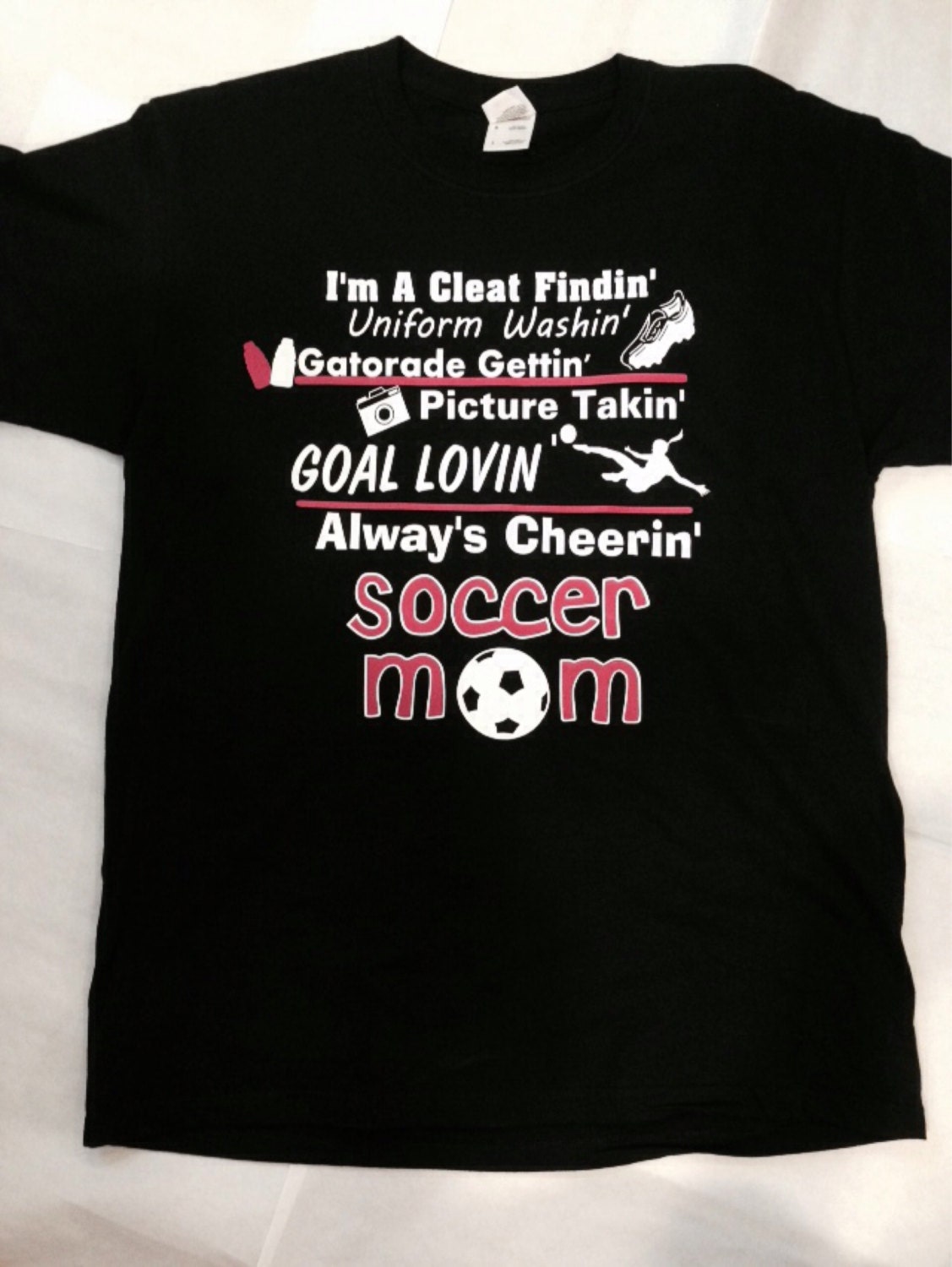 Soccer Mom T Shirt / with player name on back