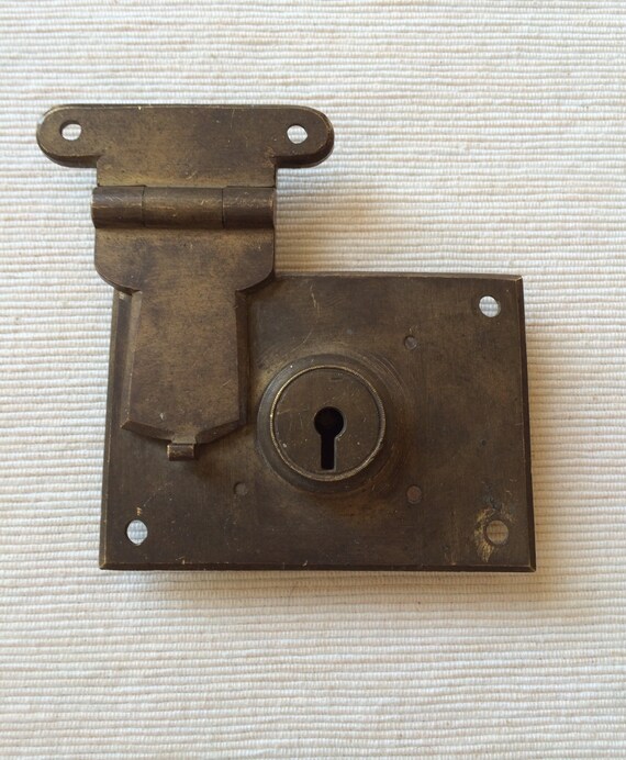 Vintage Brass Steamer Trunk Lock by on Etsy