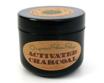 Activated Charcoal Face Mask with Turmeric, Peppermint, Geranium,and Eucalyptus oils