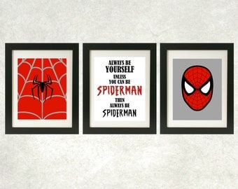 Spiderman Wall Art spiderman wall art | etsy Spiderman Wall Art spiderman wall art | etsy