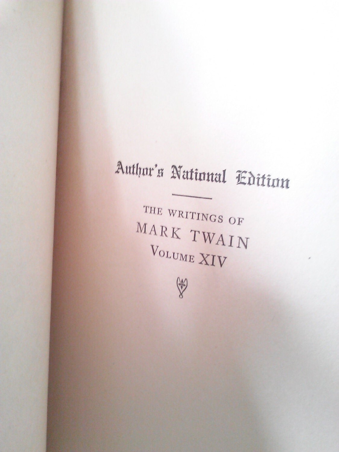 Mark Twain's Pudd'NHead Wilson 1899 Copyright