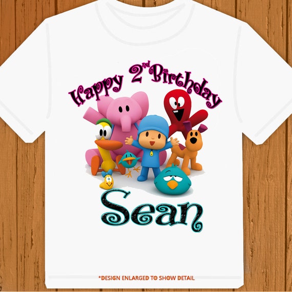 pocoyo birthday t shirts