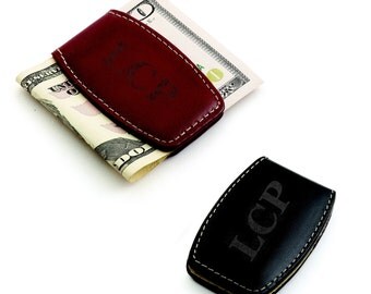 Leather Money Clip (e150-1614) - Free Personalization